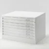 Cassettiera a 7 cassetti A1 - 116x75,5x69H cm - BIANCO