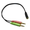 Cavo Adattatore Andrea C-200 Adapter Cable da 1 jack 3.5mm (F) a 2 jack 3.5mm (M)