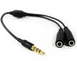 Cavo Adattatore Andrea C-100 Adapter Cable da 1 jack 3.5mm (M) a 2 jack 3.5mm (F)