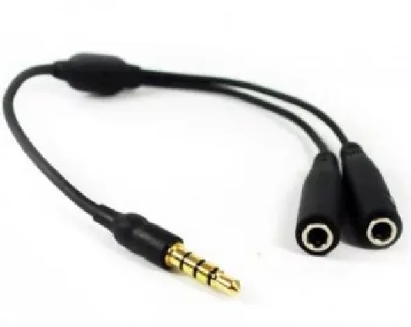 Cavo Adattatore Andrea C-100 Adapter Cable da 1 jack 3.5mm (M) a 2 jack 3.5mm (F)