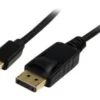 Cavo adattatore Mini DisplayPort 1.2 (M) a DisplayPort (M) - 1 metro Nero