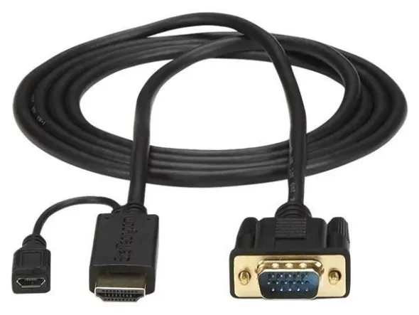 Cavo convertitore adattatore attivo StarTech HD2VGAMM6 - HDMI a VGA M/M 1,8m nero