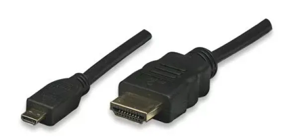 Cavo HDMI Highspeed con Ethernet Channel 1.4 A (M) a Micro-HDMI (M) - 1,0 m