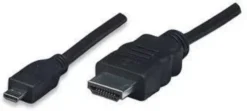 Cavo HDMI Highspeed con ethernet channel 1.4 A (M) - Micro-D HDMI (M) - 5 metri