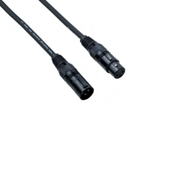 Cavo Microfonico 2 m XLR3FN-XLR3MN NERO