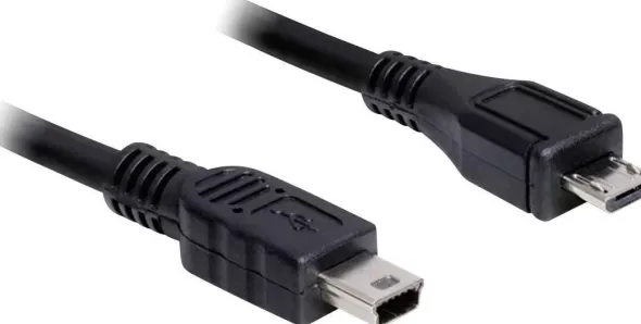 Cavo micro USB-mini USB 1 metro per micro:bit e TI-Nspire CX/CX CAS