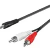 Cavo Stereo Jack 3, 5 mm a 2x RCA maschio 20,0 mt