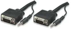 Cavo SVGA M/M con audio 3.5mm - 10 mt