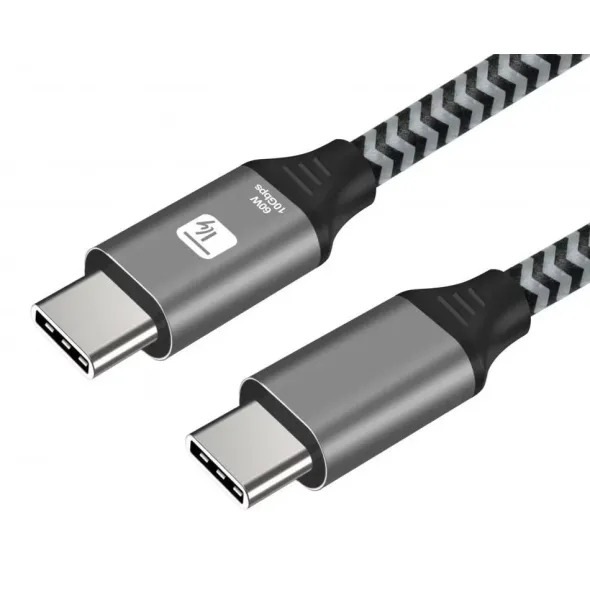 Cavo USB-C™ Maschio 3.2 / USB-C™ Maschio 3A 60W 2m Alluminio