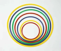 Cerchio in nylon colorato sezione piatta - 70 cm