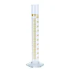 Cilindro graduato forma alta 50 ml in vetro Cl. B graduazione ambrata