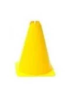 Cono in plastica altezza cm.30, con base e incavo