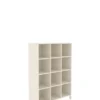 CONTENITORE A GIORNO 12 CASELLE CM 120X45X168H - BIANCO/GRIGIO RAL9006