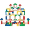 Costruzioni in legno - Colori e forme assortiti (100 PZ.)