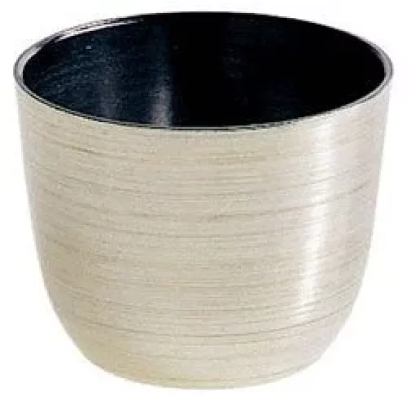 Crogiolo in Acciaio Inox svasato con Ø 60xH 55 mm 110 ml