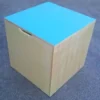 Cubo propriocettivo misura 40x40x40 cm. in legno