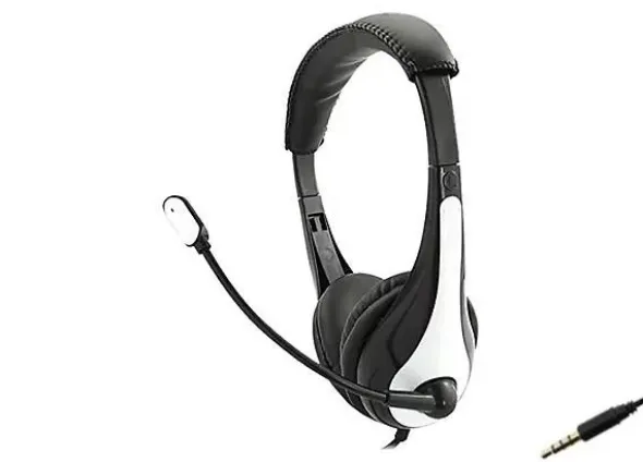 Cuffie con microfono AVID AE-36 bianco (jack singolo)