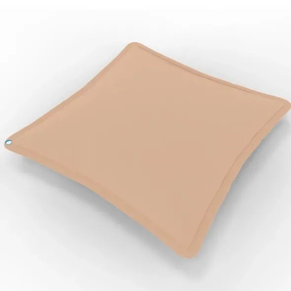 Cuscinone morbidone quadrato - tortora - 270 litri