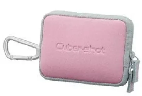 Custodia morbida per Cybershot Rosa Chiaro