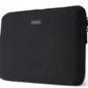 Custodia sleeve per Laptop fino a 15.6", cerniera, interni anti graffio rinforzati, nera
