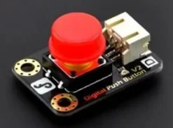 DIGITAL PUSH BUTTON - RED