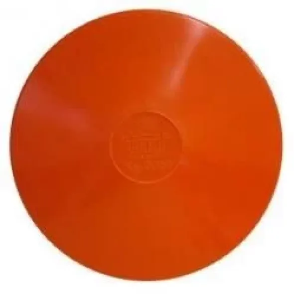 Disco in gomma speciale soft. Misure 0,75 kg e diametro 18,5 cm.