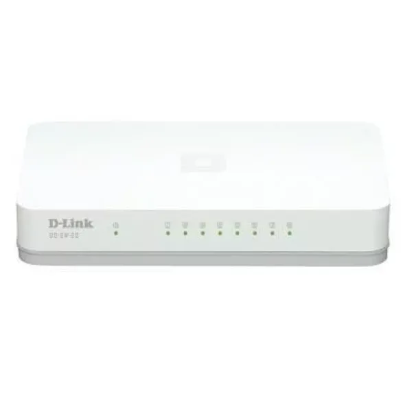 D-Link GO-SW-8G - Switch - unmanaged - 8x 10/100/1000 - desktop