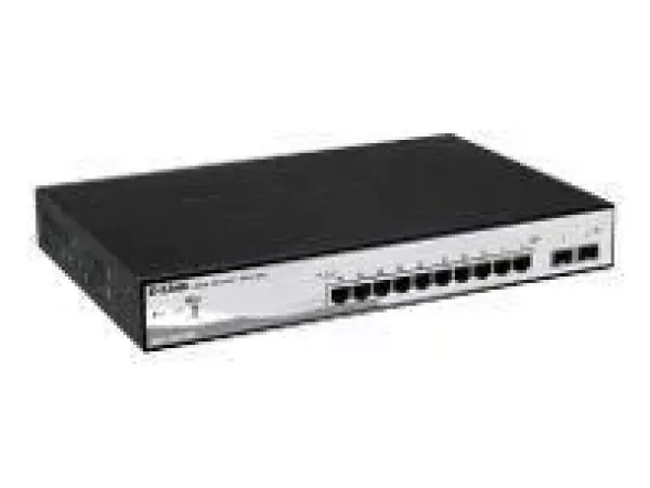 D-Link Web Smart DGS-1210-10P - Switch - gestito POE - 10x 10/100/1000 + 2x SFP