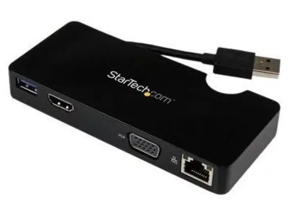 Docking Station mini per laptop USB 3.0 a USB,HDMI,VGA,LAN