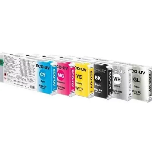 ECO-UV Inchiostro Nero 220cc per LEF