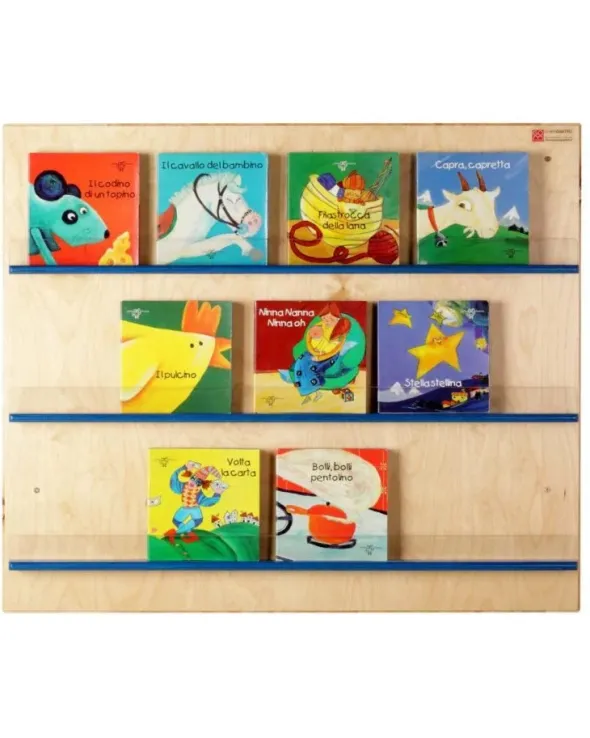 Espositore libreria a muro