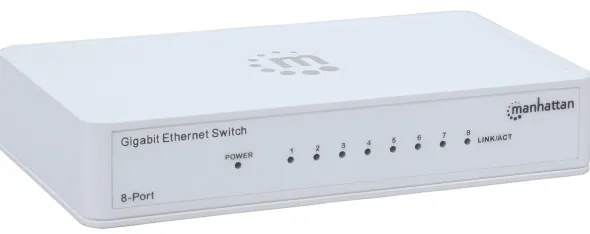 Ethernet Switch Gigabit 8 porte Desktop