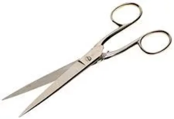 Forbice-punte acute lame lunghe diritte 180 mm