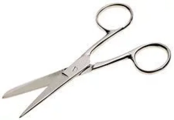Forbice-punte alterne lame lunghe diritte 180 mm