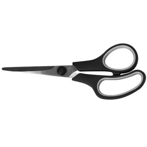 FORBICI UFFICIO MANICO GOMMA CM.15