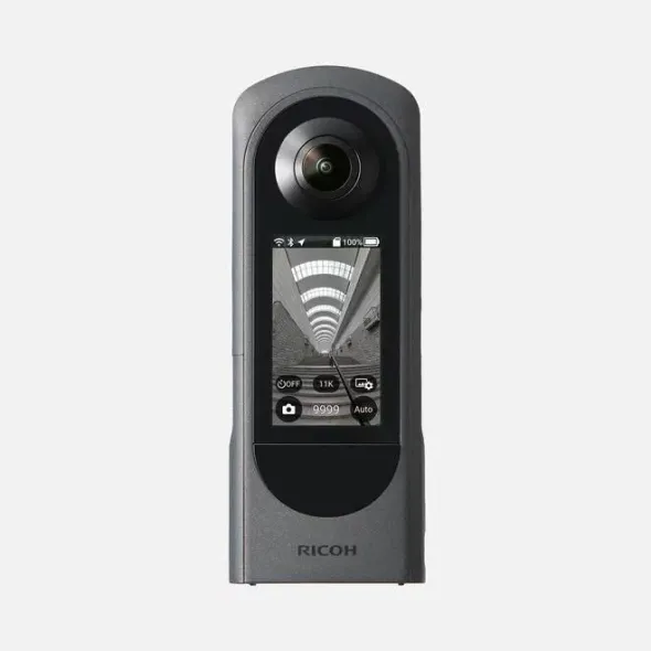 Fotocamera a 360° 5,7k Ricoh Theta X con Display