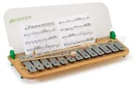 Glockenspiel diatonico soprano con portaspartito 13+3 note