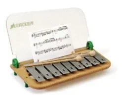 Glockenspiel diatonico soprano con portaspartito 9+3 note