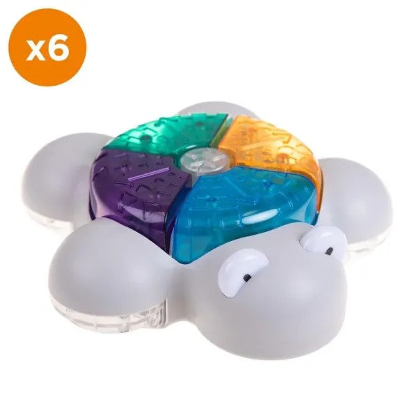 Glow and Go Bot - Tartaruga robot per l'infanzia - Set per la classe