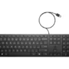 HP Desktop 320K - Tastiera wired USB nera