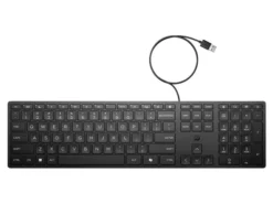 HP Desktop 320K - Tastiera wired USB nera