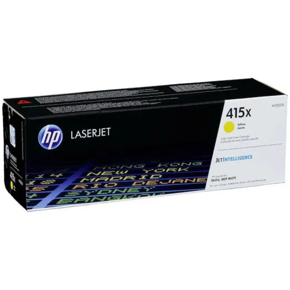 HP 415X - Alta resa - giallo - originale - LaserJet - cartuccia - 6000 pagine
