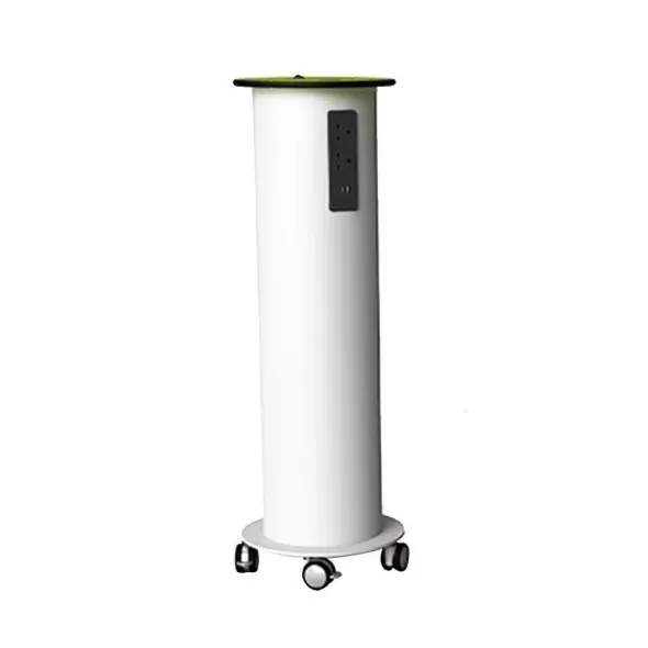 Hub ricaricabile con ruote per tavolino componibile con 4 prese(1200 Wh) con OnView 3 anni