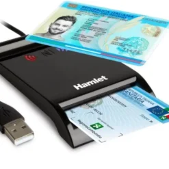 HUSCR-NFC - Lettore Smart Card e Carta Identità CIE 3.0 Contactless
