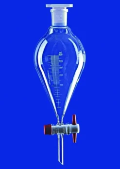 Imbuto separatore, conico, in vetro 100 ml