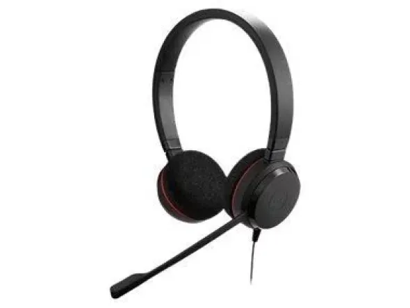 Jabra Evolve 20 UC stereo - Cuffie con microfono - over ear USB-C/USB-A