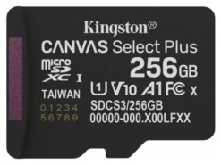 Kingston Canvas Select Plus 256GB A1 microSDXC / Class V10 / UHS-I U1 / Class10 - UHS-I