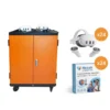 Kit CampusCart VR - 24 Visori Meta Quest 3S 256GB con Carrello, Mozaik 3Y
