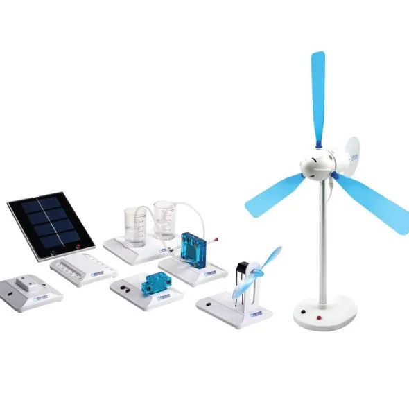 Kit completo energie rinnovabili per l'educazione - 5 sistemi diversi