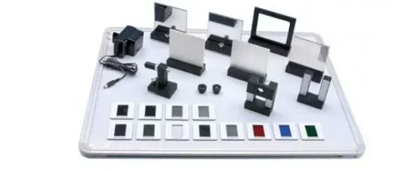 Kit di ottica ondulatoria con lavagna magnetica